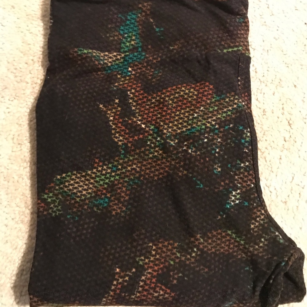 RARE LuLaRoe OS Digital Deer Leggings